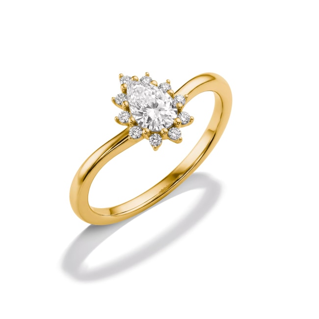 Thomas Sabo Classic TS Ring Mit Weissem Zirkonia In Tropfenform - TR2479-M01-14
