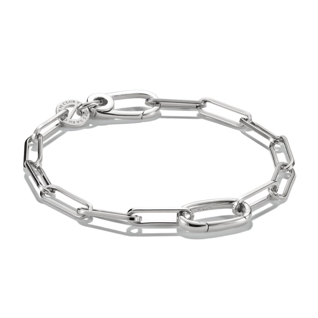 Thomas Sabo Connect Charm-Armband Paperclip Connect Link Silbrig - C1205-M02-21