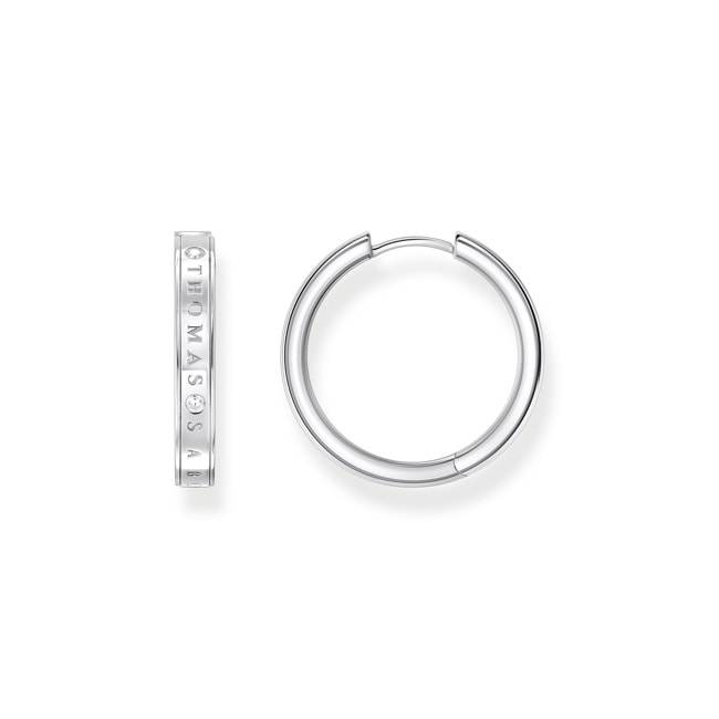 Thomas Sabo Créoles pierres blanches argent - CR715-051-14