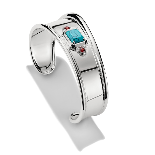 Thomas Sabo Elyndra Armreif Türkiser Stein Silber - AR120-405-7