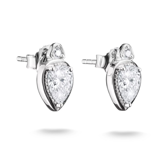 Thomas Sabo Elyndra Clous d’oreilles avec zirconia blanche en forme de goutte - H2333-051-14