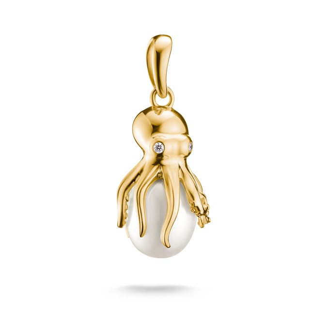Thomas Sabo Fluid Elegance Anhänger Oktopus Mit Perle - PE1010-M01-14