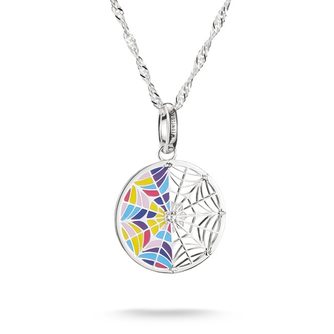 Thomas Sabo Chaîne Fenêtre – Pendentif Mercredi Émail Argent - KE2348-691-7-L45V