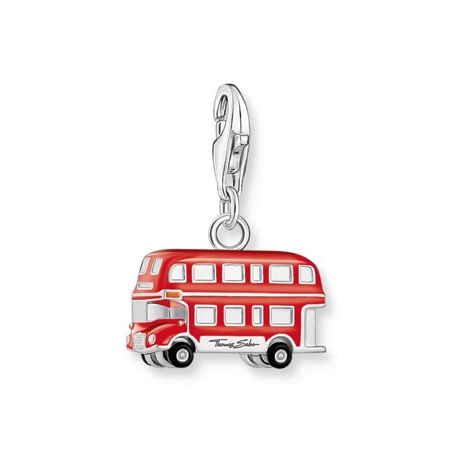 Thomas Sabo London Charms Breloque Charm bus rouge LONDRES en argent - 2119-007-10