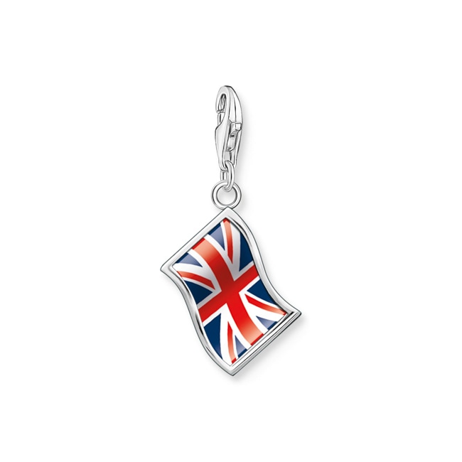 Thomas Sabo London Charms Charm-Anhänger UK-Flagge Silber - 1166-603-10