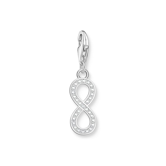Thomas Sabo Mixed Charms Charm-Anhänger Infinity mit Zirkoniasteinen Silber - 2171-051-21