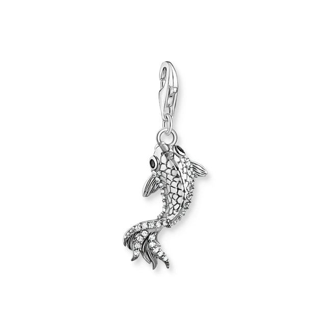 Thomas Sabo Mixed Charms Breloque Charm koi avec pierres de zirconium argent - 2170-643-21