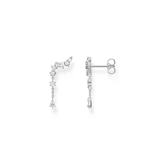 Thomas Sabo Clous d'oreilles grimpante cristaux de glace silver Thomas Sabo Clous d'oreilles grimpante cristaux de glace silver - H2254-051-14