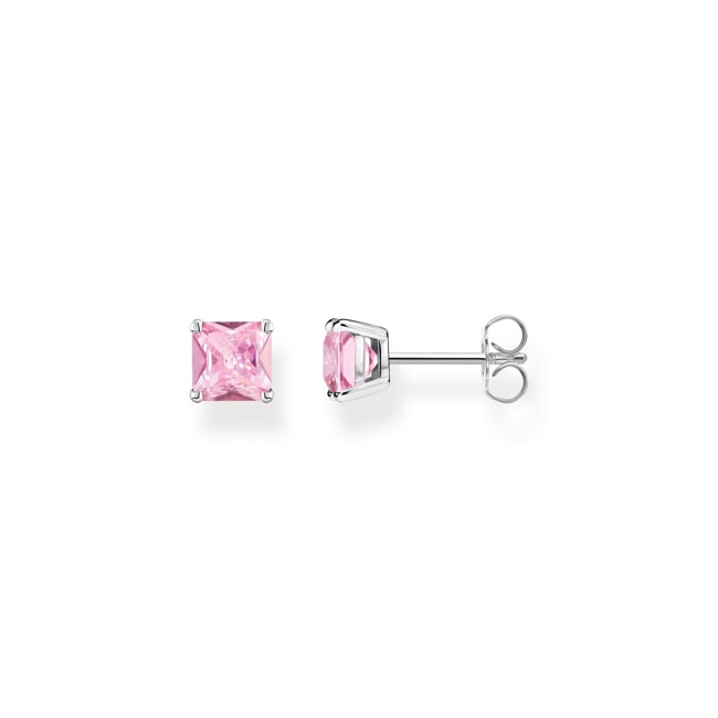 Thomas Sabo Clous d'oreilles pierre rose argent - H2174-051-9