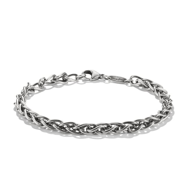 Thomas Sabo Rebel at Heart Armband Zopf breit Wild Horses Silber - A2227-637-21-L19v