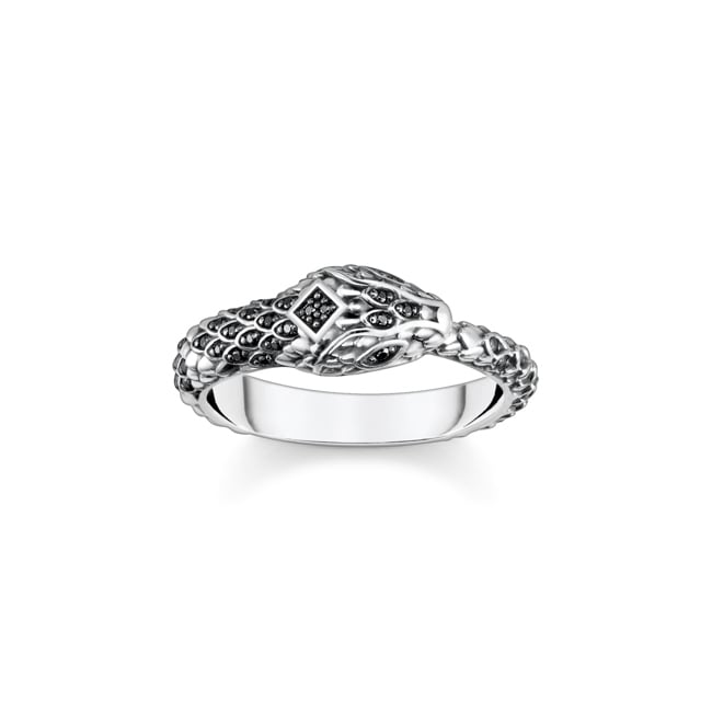 Thomas Sabo Ring blackened snake - TR2419-643-11