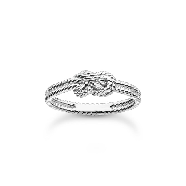 Thomas Sabo Ring Seil mit Knoten silber - TR2399-001-21