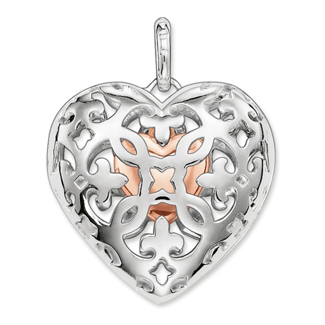 Thomas Sabo Sterling Silver Glam & Soul Anhänger Herz Medaillon - PE639-415-12