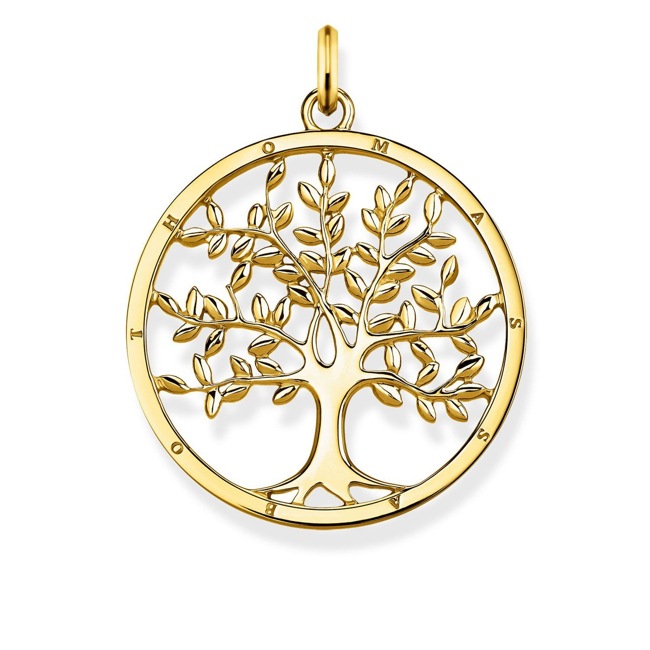 Thomas Sabo Sterling Silver Glam & Soul Anhänger Tree of Love Gold - PE823-413-39