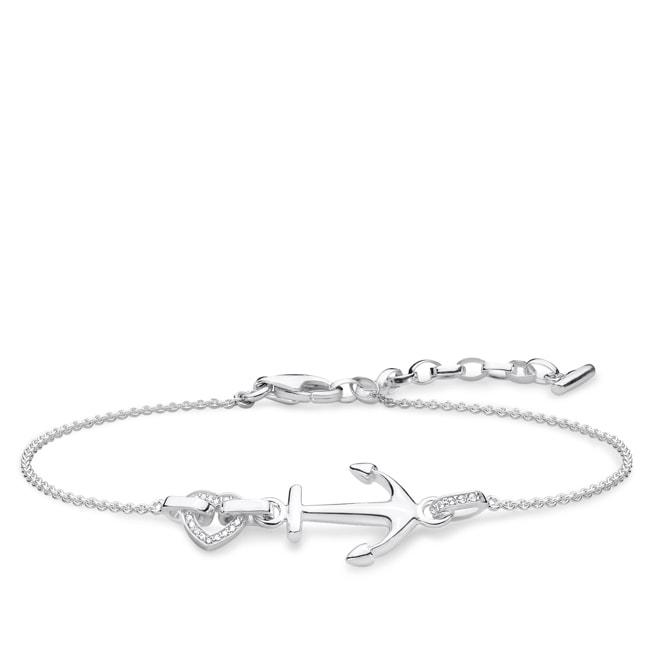 Thomas Sabo Sterling Silver Glam & Soul Armband Anker mit Herz - A1854-051-14-L19v