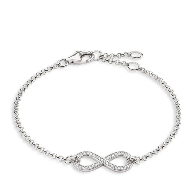 Thomas Sabo Sterling Silver Glam & Soul Armband Infinity - A1310-051-14