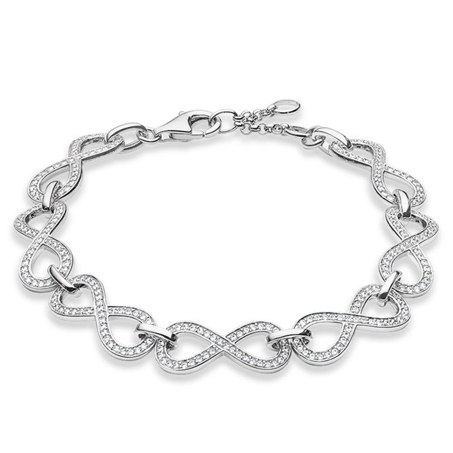 Thomas Sabo Sterling Silver Glam & Soul Armband Infinity - A1311-051-14