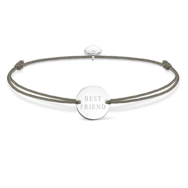 Thomas Sabo Sterling Silver Glam & Soul Armband Little Secret Best Friend - LS024-173-5-L20v