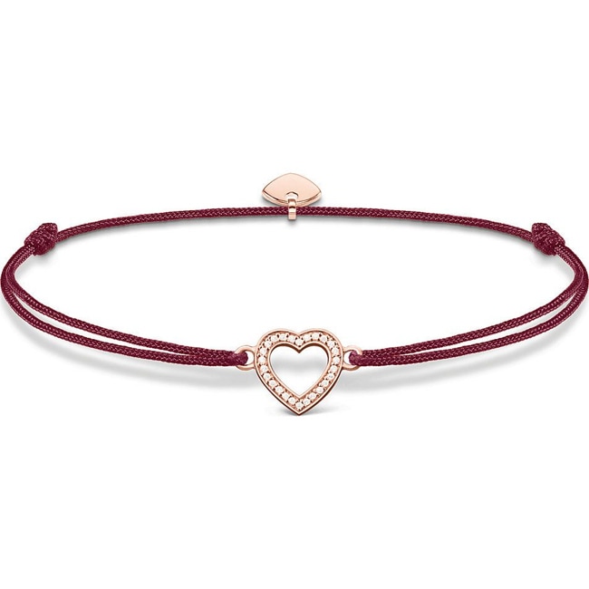 Thomas Sabo Sterling Silver Glam & Soul Armband Little Secret Herz  - LS040-898-10-L20v