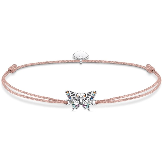 Thomas Sabo Sterling Silver Glam & Soul Armband Little Secret Schmetterling - LS082-640-7-L20v