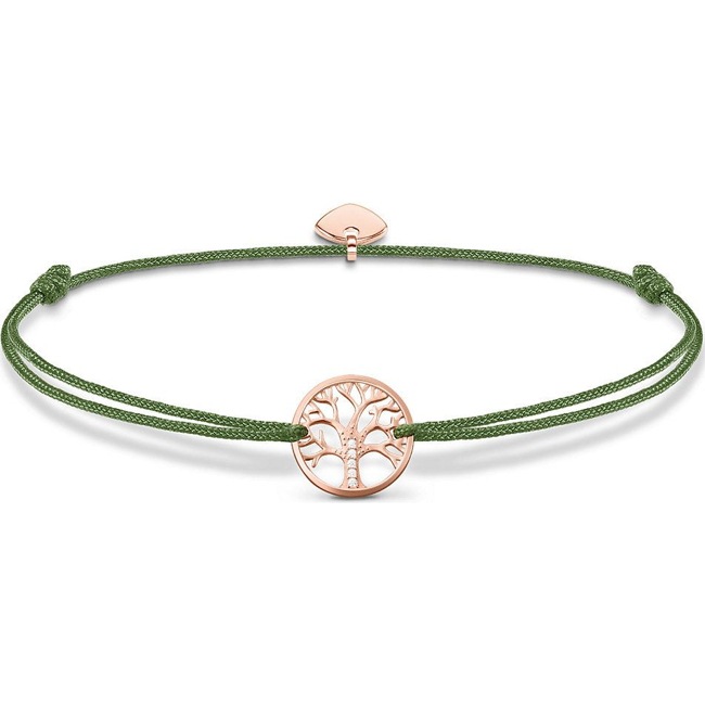 Thomas Sabo Damen Armband Little Secret Chakra 925 Sterling Silber rosé vergoldet Rot LS034 898 10 L20v