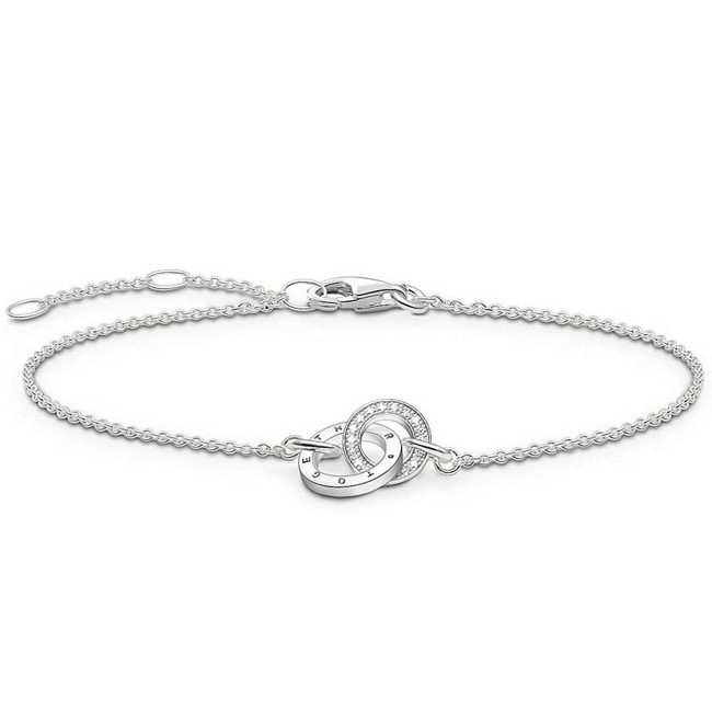 Thomas Sabo Sterling Silver Glam & Soul Bracelet Together Forever - D_A0006-725-14-L19,5v