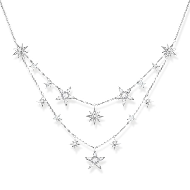 KE2243 051 14 L45V | Thomas Sabo Basics Chaîne à breloque lettre D, argent