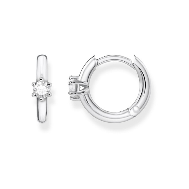 Thomas Sabo sterling silver glam & soul Creoles Classic - CR615-051-14