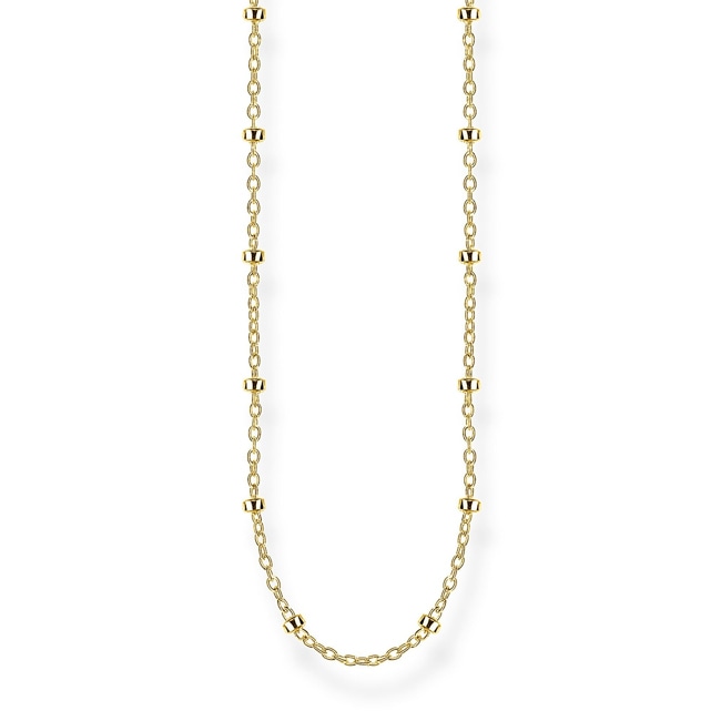 Thomas Sabo sterling silver glam & soul belcher chain yellow gold - KE1890-413-39