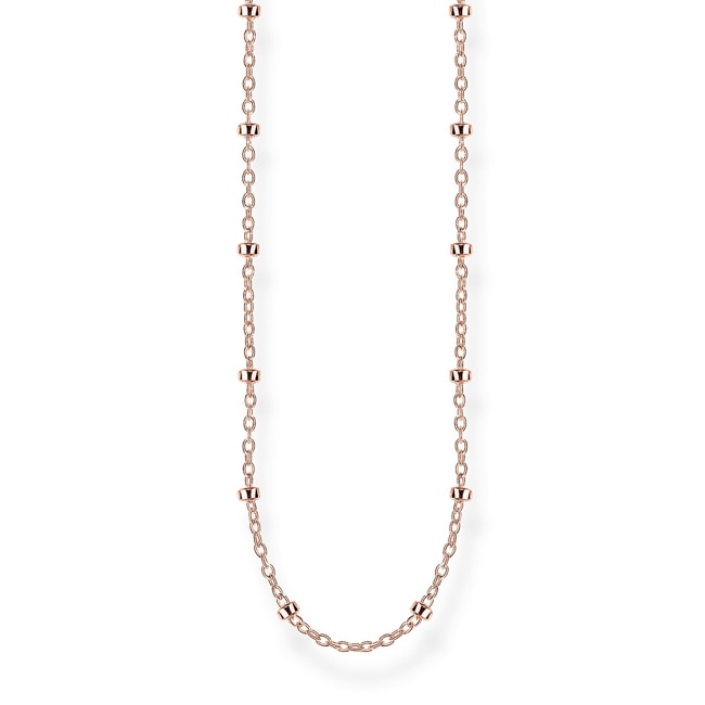 Thomas Sabo Sterling Silver Glam & Soul Erbskette Roségold - KE1890-415-40