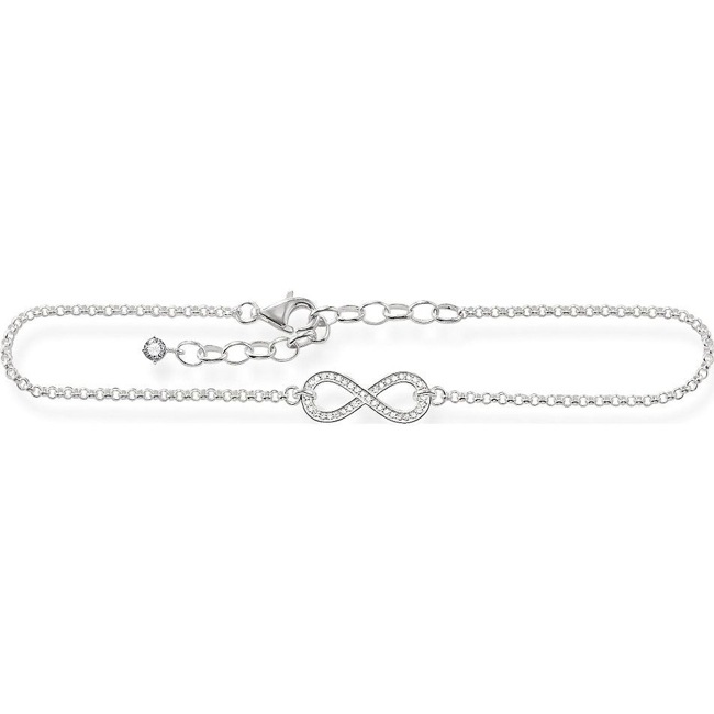 Thomas Sabo sterling silver glam & soul Anklet Infinity - AK0001-051-14-L27v