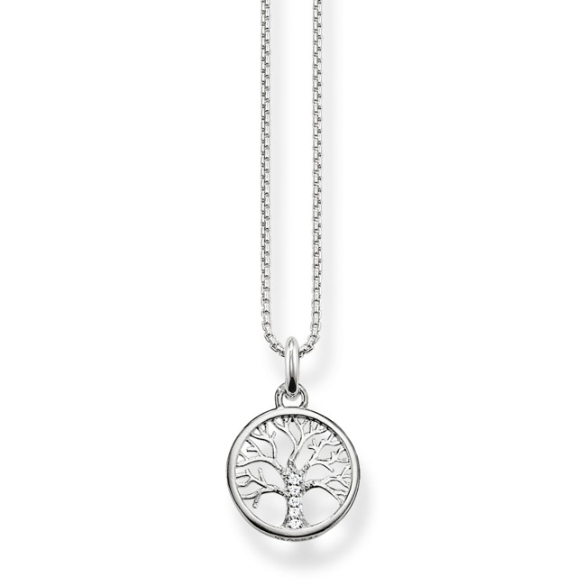 Thomas Sabo Sterling Silver Glam & Soul Chaîne arbre de l'amour argent - KE2092-051-14-L42V