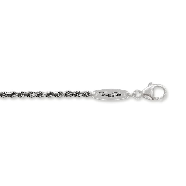Thomas Sabo Sterling Silver Glam & Soul Kordelkette Geschwärzt - KE1349-637-12