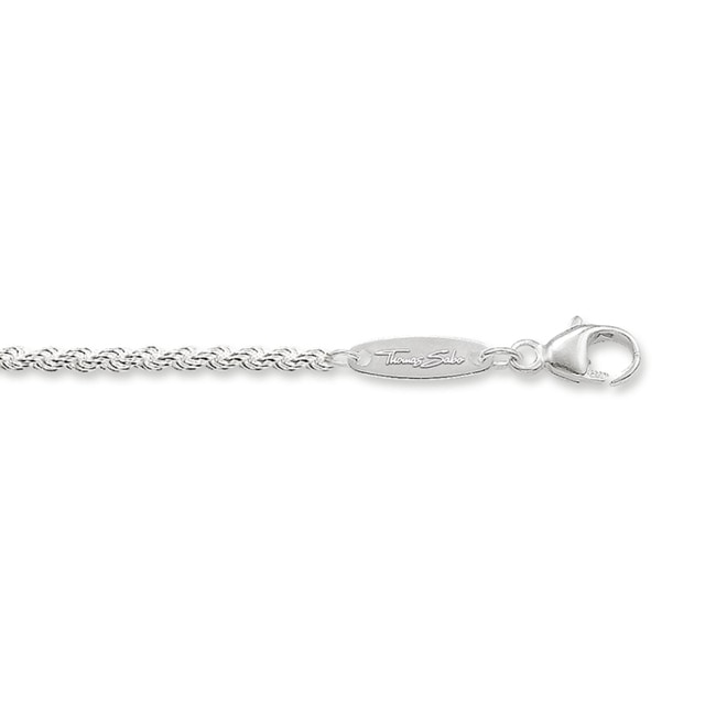 Thomas Sabo sterling silver glam & soul cord chain - KE1349-001-12