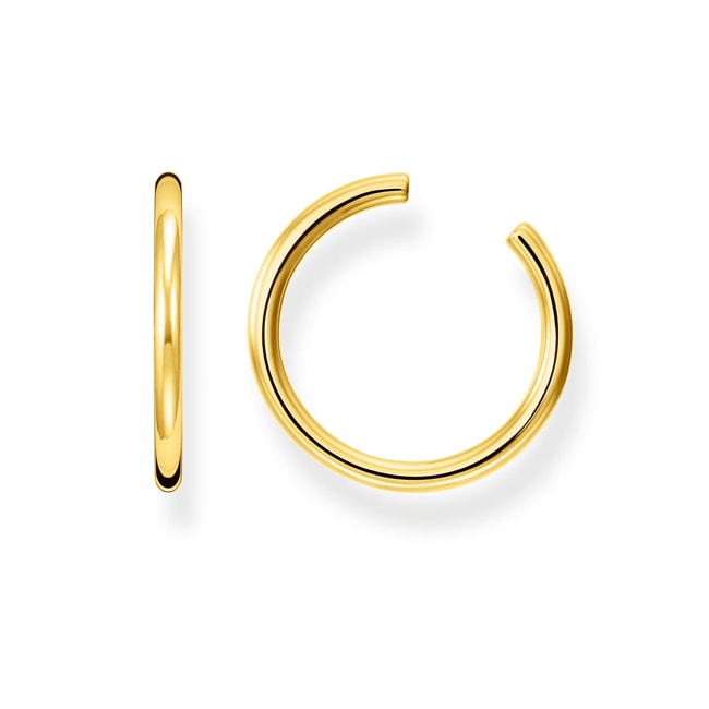 Thomas Sabo Sterling Silver Glam & Soul Ohrklemmen gross gold - EC0014-413-39