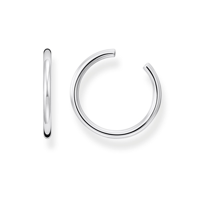 Thomas Sabo Sterling Silver Glam & Soul Ohrklemmen gross silber - EC0014-001-21