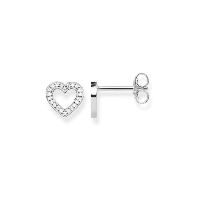 Thomas Sabo Sterling Silver Glam & Soul Ohrstecker Herzen Gross - H1945-051-14