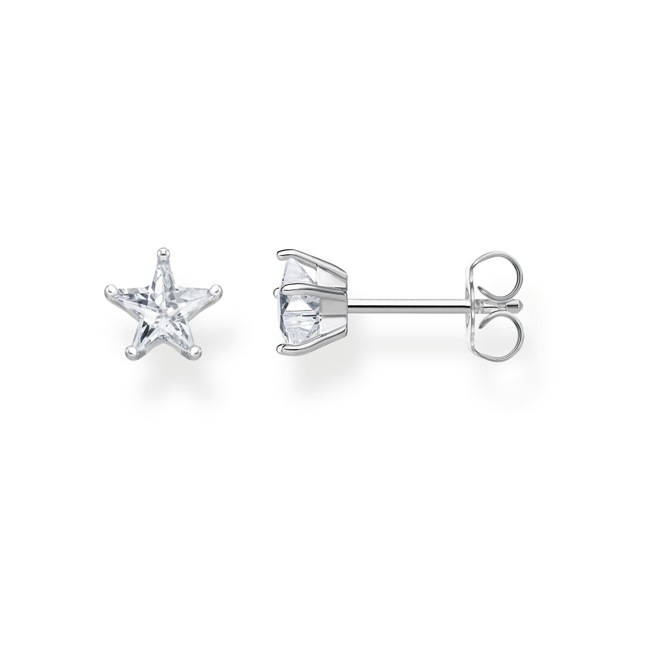 Thomas Sabo Sterling Silver Glam & Soul Clous d'Oreilles Petites Ètoiles - H2079-051-14