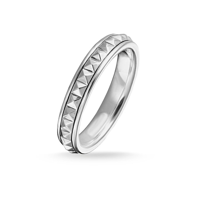Thomas Sabo Sterling Silver Glam & Soul Ring Nieten - TR2188-637-21