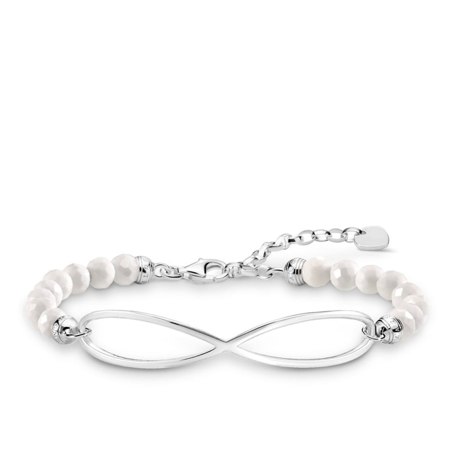 Thomas Sabo Sterling Silver Love Bridge Armband Infinity - LBA0125-130-14-L19v