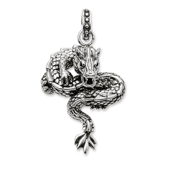 Thomas Sabo Sterling Silver Rebel at Heart Anhänger Drache - PE485-007-12