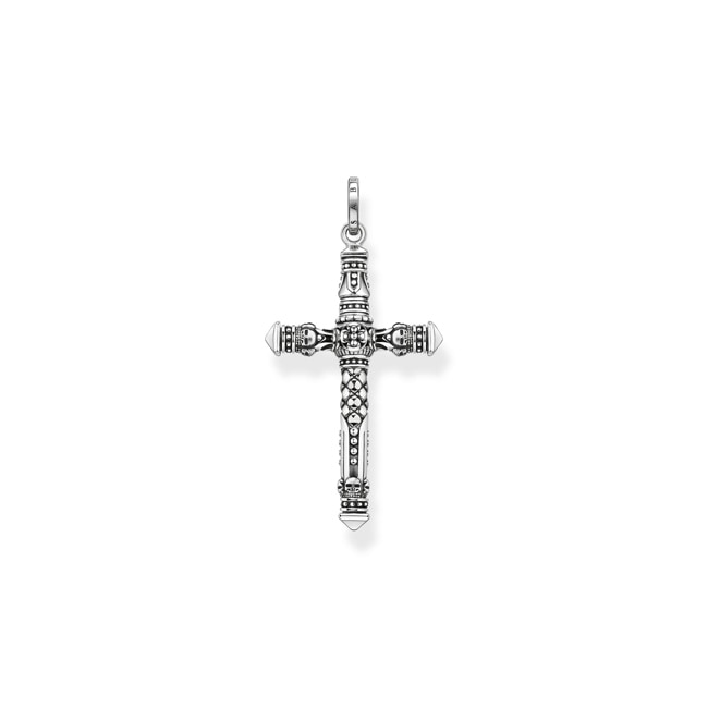 Thomas Sabo Sterling Silver Rebel at Heart Anhänger Kreuz - PE912-637-21
