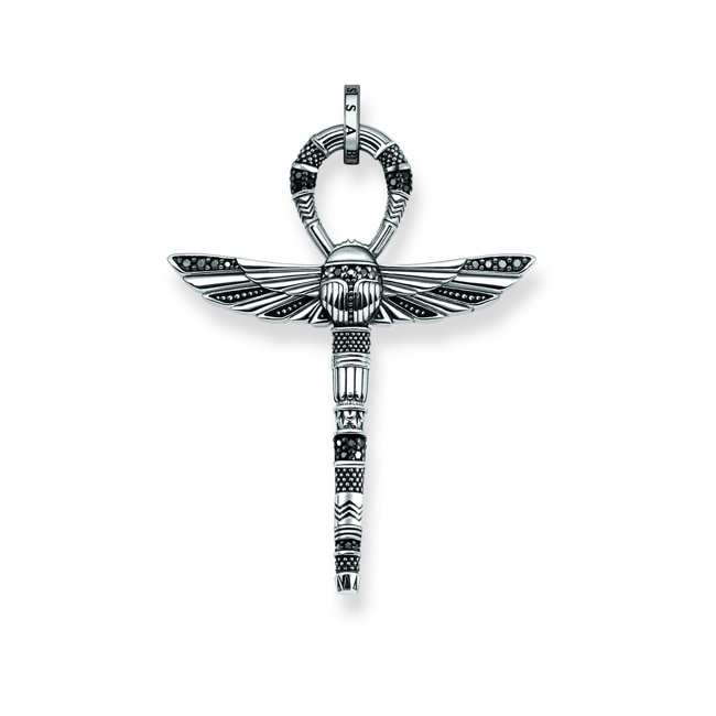 Thomas Sabo Rebel Pendant cross of life ankh with scarab - PE778-643-11