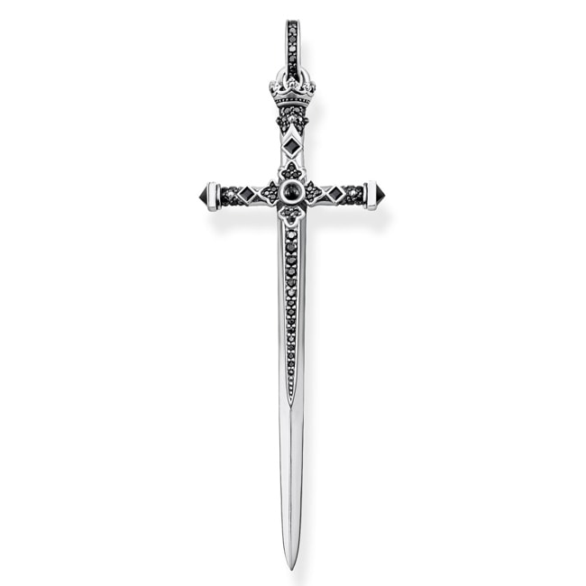 Thomas Sabo sterling silver rebel at heart pendant sword - PE817-641-11