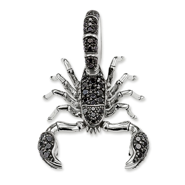 Thomas Sabo sterling silver rebel at heart pendant skorpion - PE354-051-11
