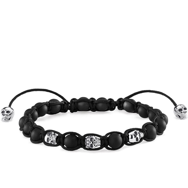 Thomas Sabo Sterling Silver Rebel at Heart Armband Totenkopf - D_A0030-359-11-L21v