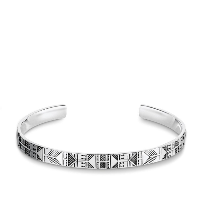 Thomas Sabo sterling silver rebel at heart bracelet Ethnic - AR095-637-21
