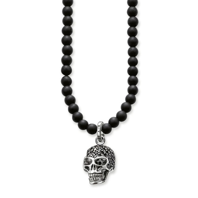 Thomas Sabo sterling silver rebel at heart chain skull - KE1279-159-11-L60