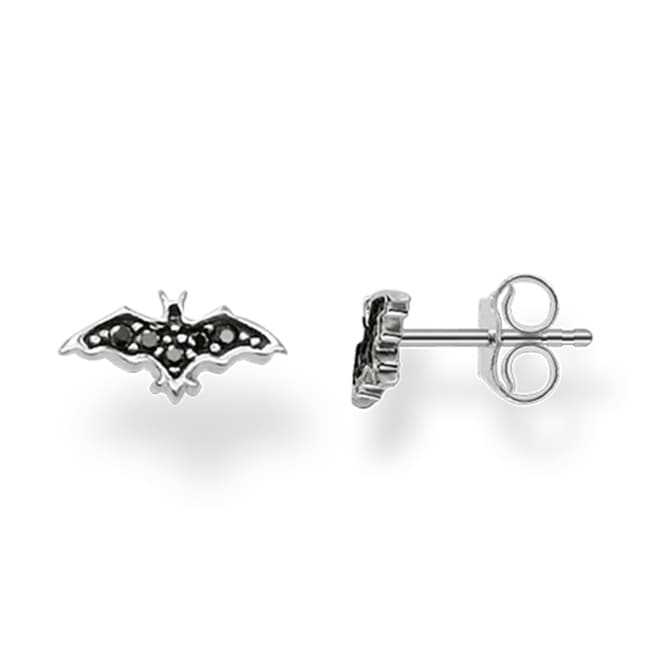 Thomas Sabo sterling silver glam & soul stud earrings bat - H1888-643-11