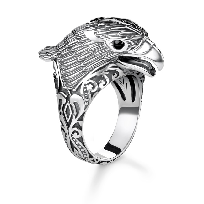 Thomas Sabo Sterling Silver Rebel at Heart Ring Adler - TR2226-698-11